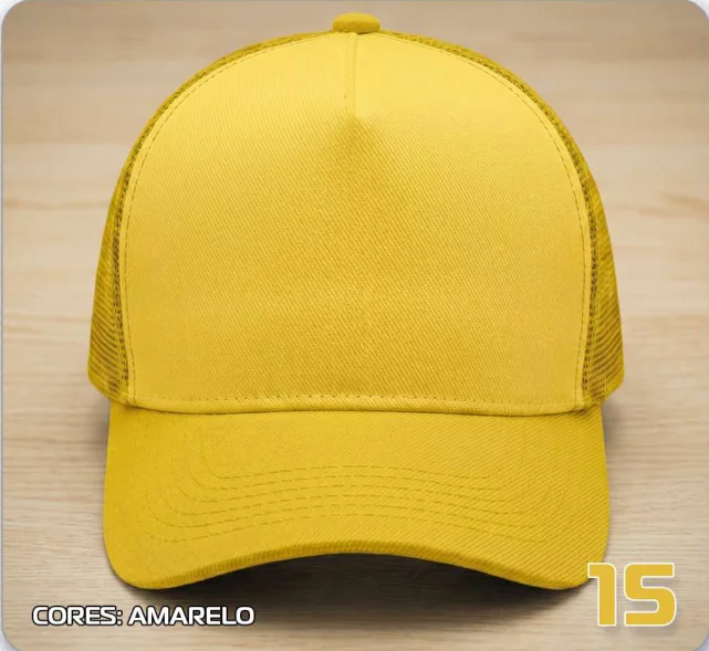 Trucker telado — Amarelo · modelo 15