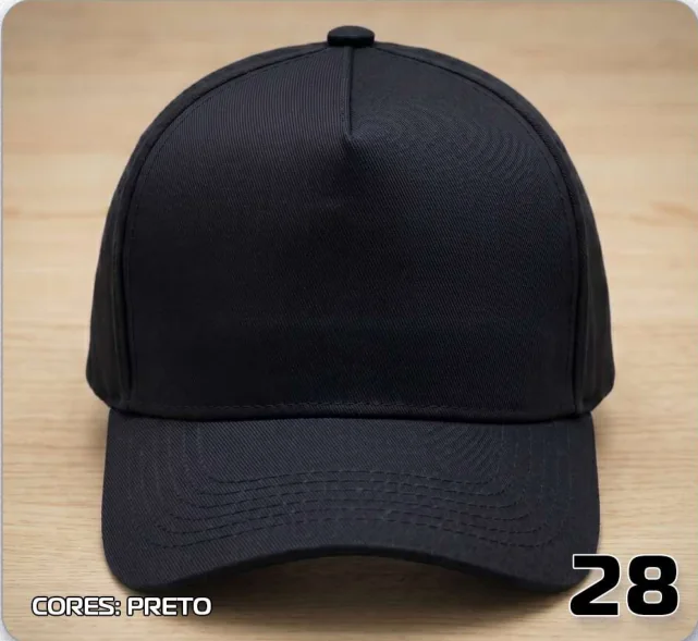 Trucker 100% tecido — Preto · modelo 28