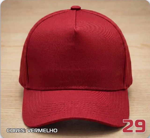 Trucker 100% tecido — Vermelho · modelo 29